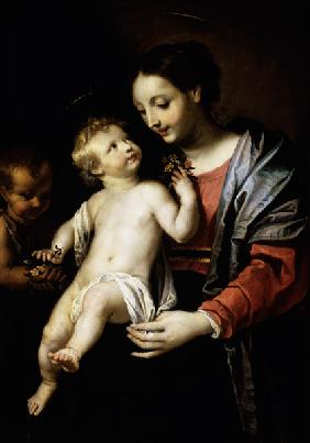 Maria mit dem Kind und dem kleinen Johannes.