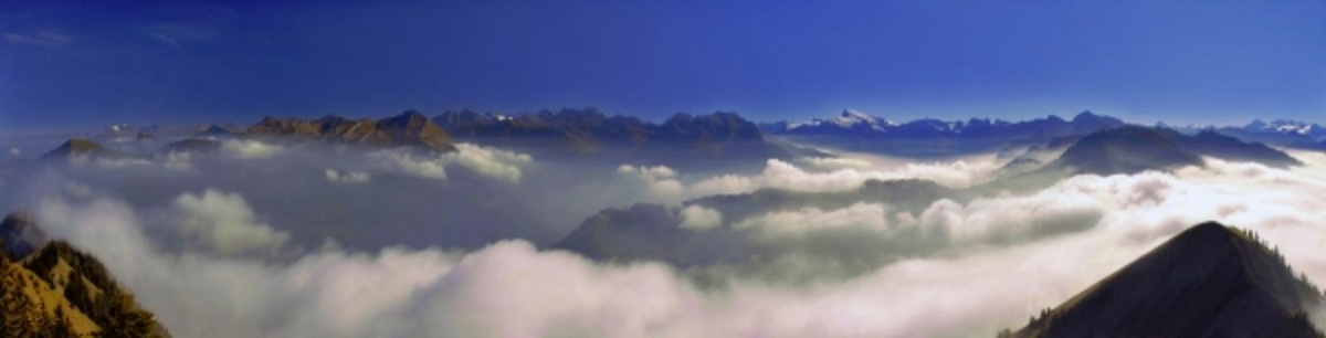 Bergpanorama von Peter Pfändler