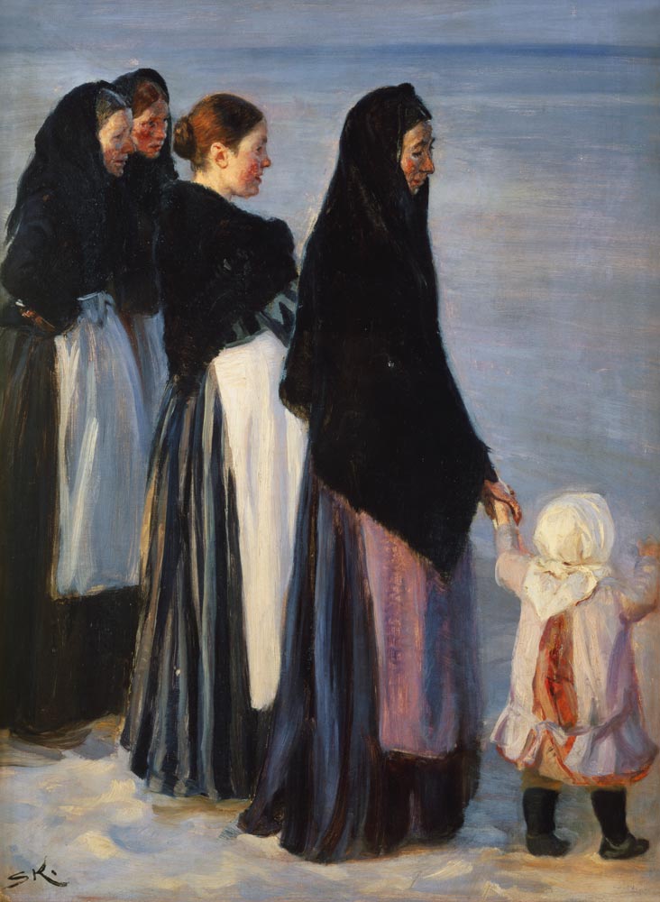 Wenn die Fischerboote abfahren von Peder Severin Krøyer