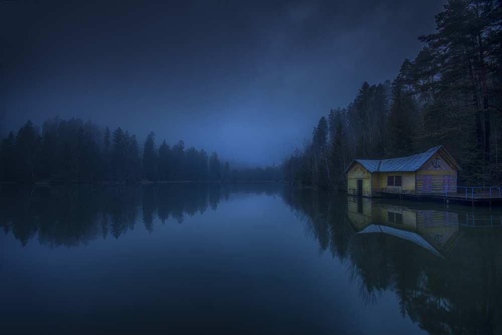 When clouds and night were falling von Peter Svoboda