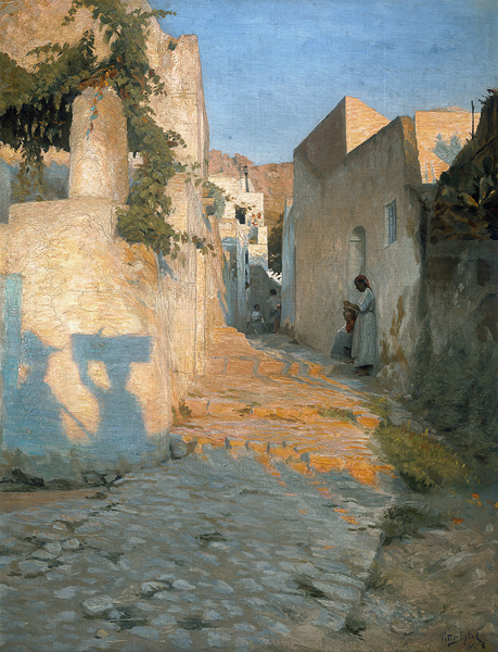Gasse in Tunesien von Peter Vilhelm Ilsted
