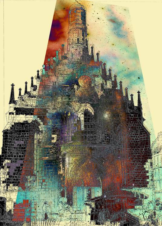 Frauenkirche Nürnberg von Peter Vogel