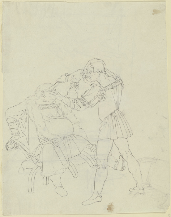 Auerbachs Keller zu Leipzig: Zwei Zecher von Peter von Cornelius