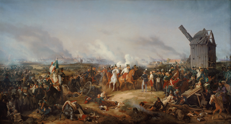 Die Völkerschlacht bei Leipzig von Peter von Hess