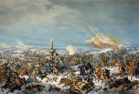 Die Schlacht an der Beresina im November 1812