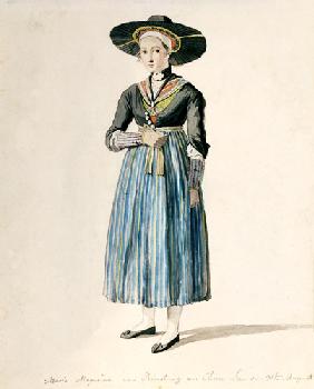 Trachtenstudie: Maria Mayerin aus Rimsting am Chiemsee