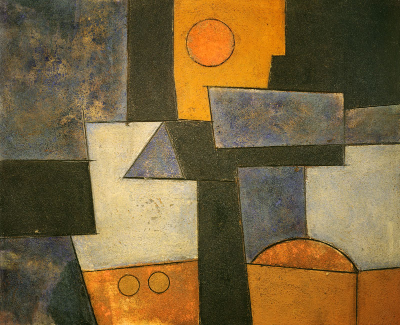 Nocturne, 1998 (acrylic and collage on wood)  von Peter Hugo  McClure