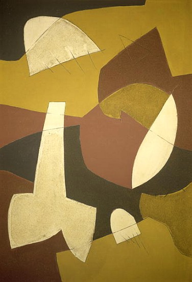 Sleeping Madonna, 1997 (acrylic and sand on wood)  von Peter Hugo  McClure