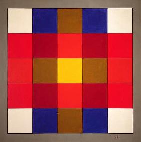 Subliminal Yellow Cross, 1986 (acrylic on wood) 
