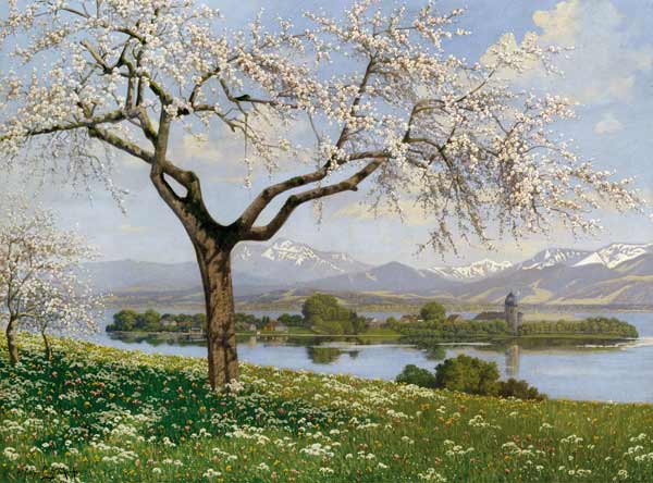 Bayerische Frühlingslandschaft von Philipp Graf