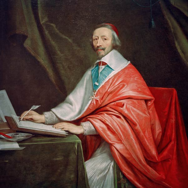Cardinal Richelieu / Champaigne painting von Philippe de Champaigne