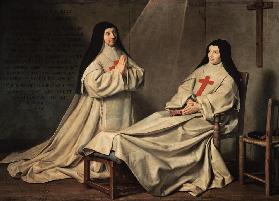 Cathérine Agnes Arnauld und Cathérine de Sainte-Suzanne, Tochter des Künstlers