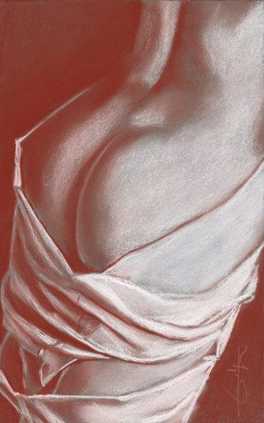 Fesses dans drapé von Philippe Flohic