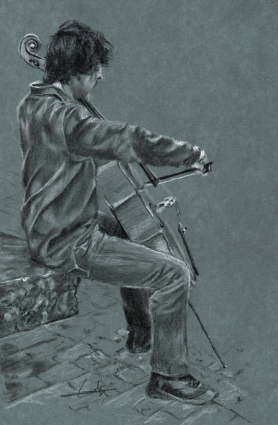 Violoncelle Sarlat von Philippe Flohic