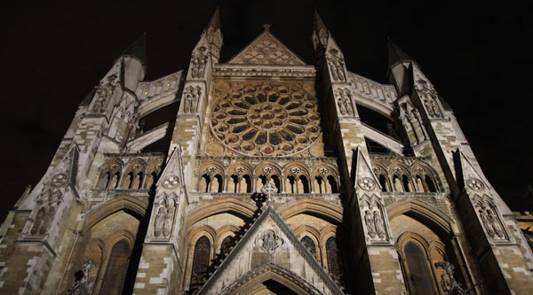 Westminster Abbey Notturno, Londra von Andrea Piccinini