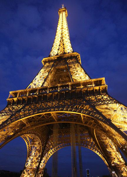 Tour Eiffel Notturno, Parigi 
