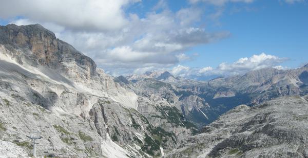 Paesaggio di Alta Montagna a Cortina