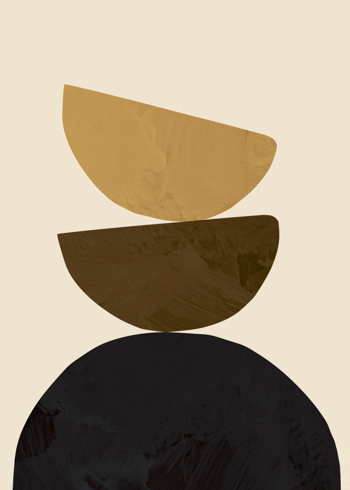 Geometrical Yellow von Pictufy Studio