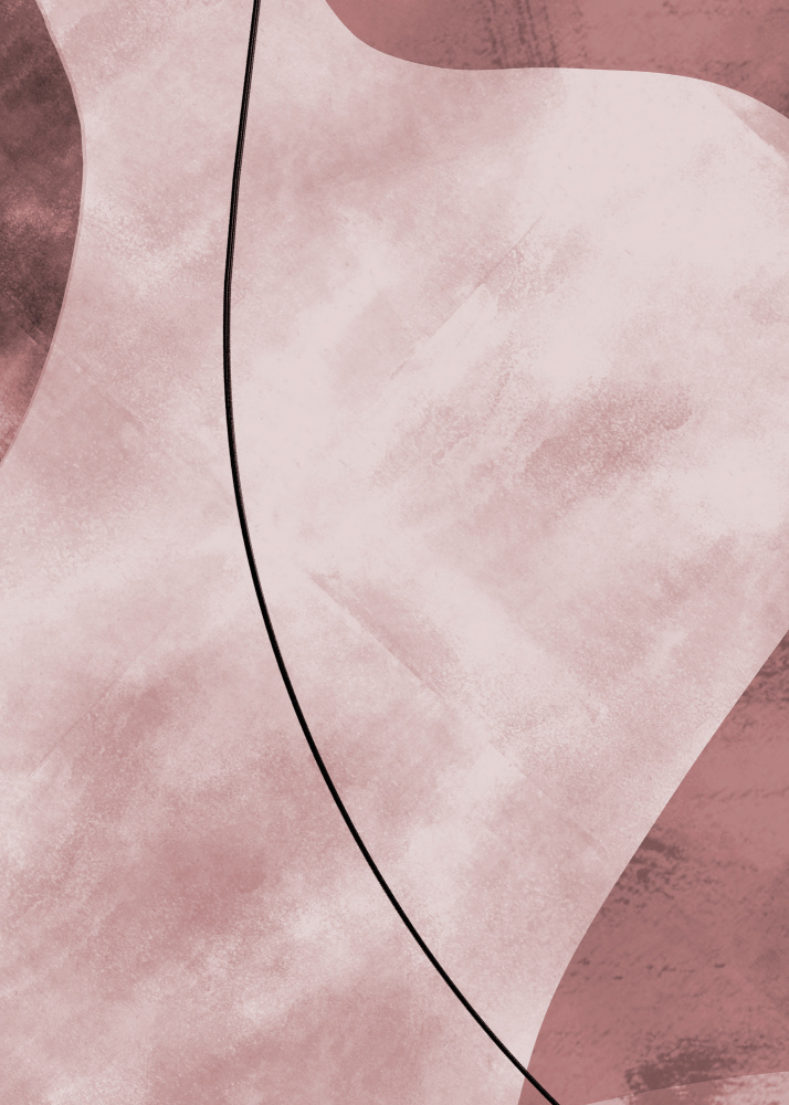 Abstract Shapes Pink von Pictufy Studio II