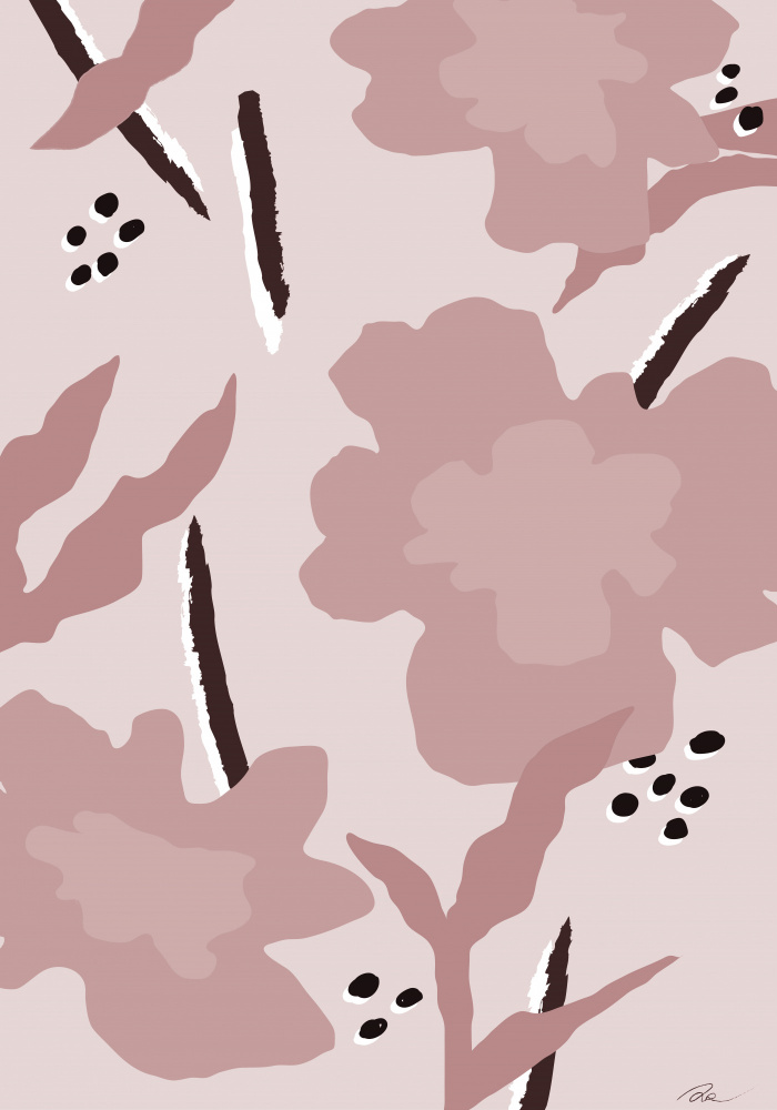 Flowers Red von Pictufy Studio II