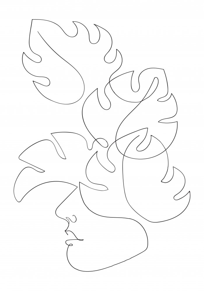 Monstera Crown von Pictufy Studio II