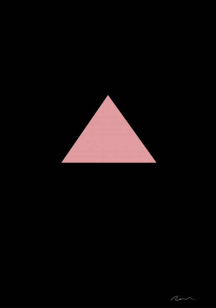 Pink Triangle von Pictufy Studio II