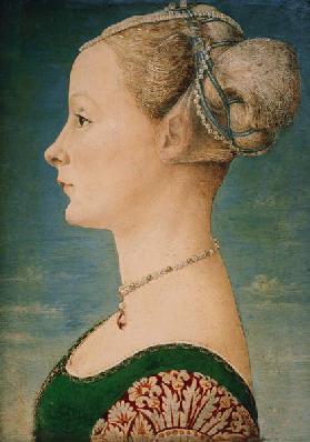 Bildnis einer jungen Frau im Profil