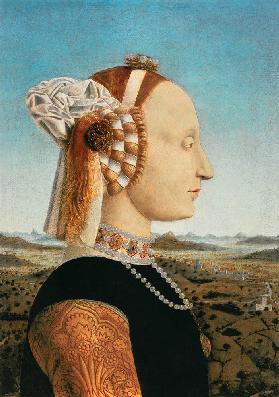Battista Sforza (Ausschnitt)