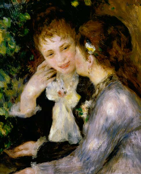 Bekenntnisse (Confidences) von Pierre-Auguste Renoir