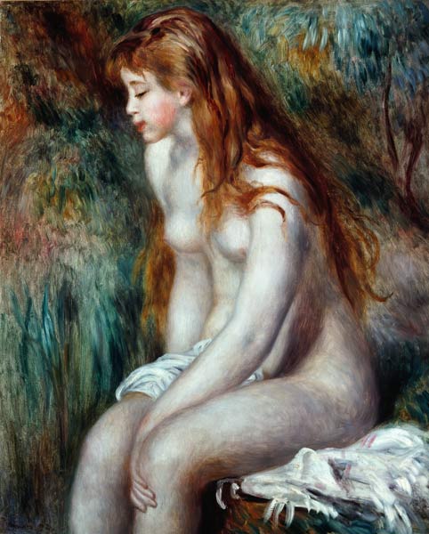 Junge Badende von Pierre-Auguste Renoir