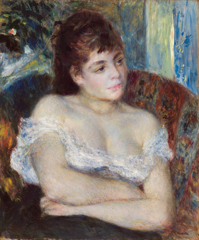 Woman in an Armchair von Pierre-Auguste Renoir