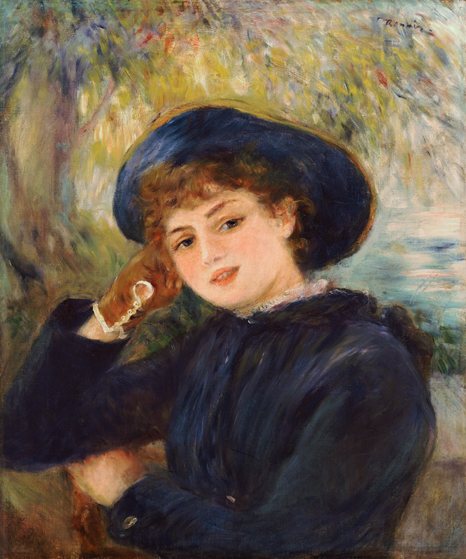 Portrait Of Madamoiselle Demarsy von Pierre-Auguste Renoir