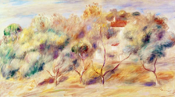 Les Colettes, Cagnes-sur-Mer von Pierre-Auguste Renoir