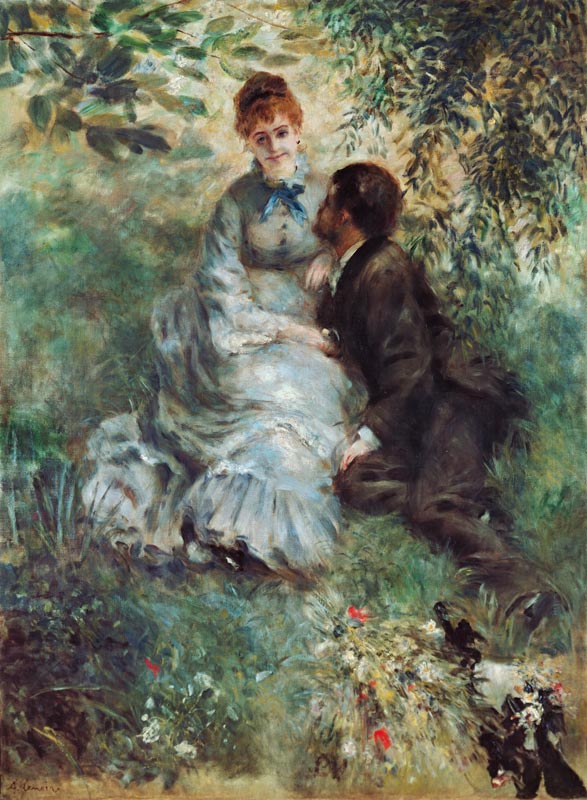 Das Liebespaar von Pierre-Auguste Renoir