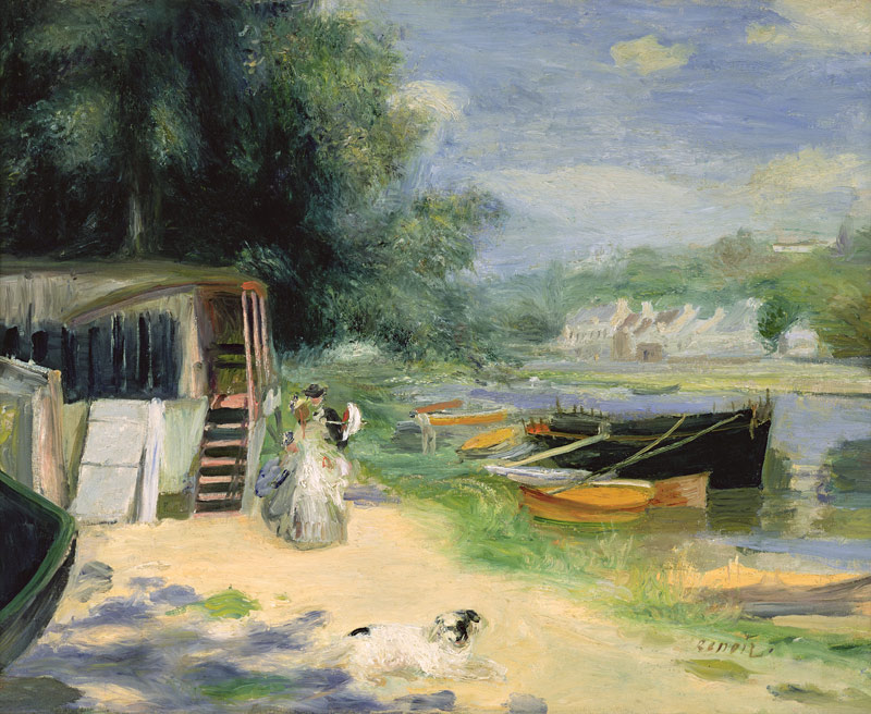Renoir / The bathing place / 1871/72 von Pierre-Auguste Renoir