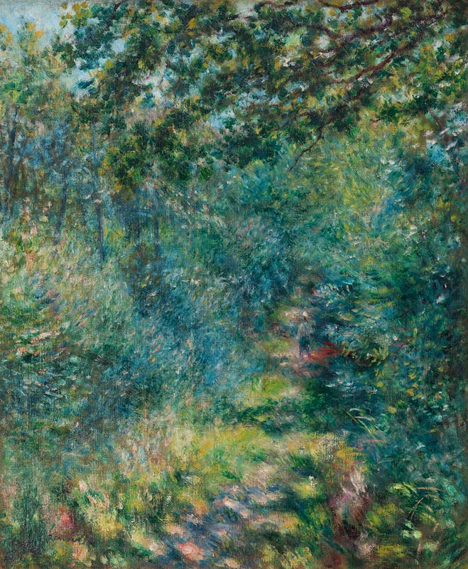 Wanderweg im Wald von Pierre-Auguste Renoir