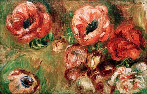 Die Anemonen von Pierre-Auguste Renoir