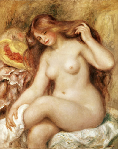 Die rothaarige Badende von Pierre-Auguste Renoir
