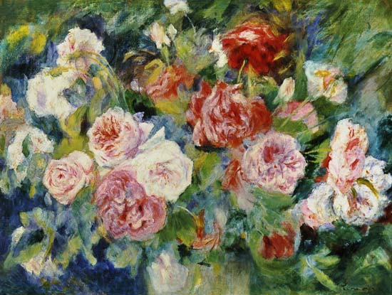 Roses von Pierre-Auguste Renoir