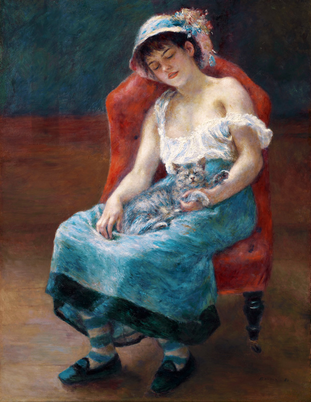 Schlafendes Mädchen von Pierre-Auguste Renoir