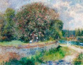 A.Renoir, Blühender Kastanienbaum