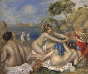 Drei badende Mädchen