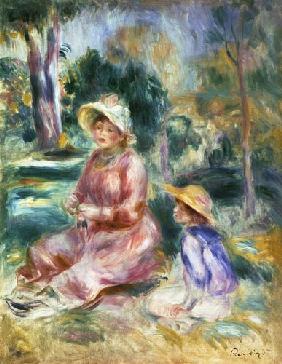 Madame Renoir and her son Pierre