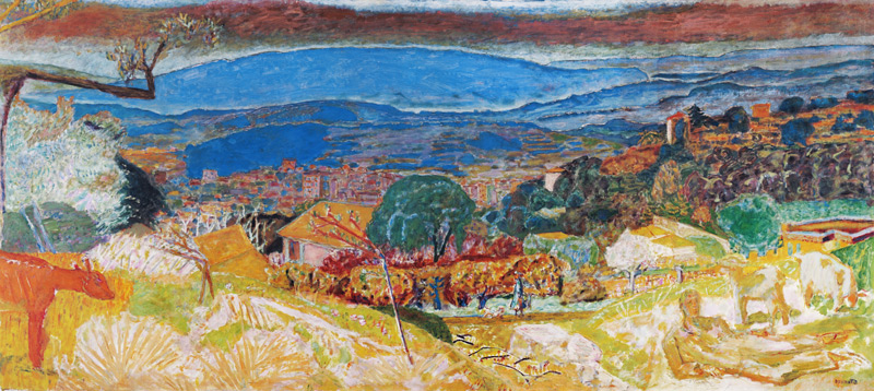 Blick auf Le Cannet von Pierre Bonnard