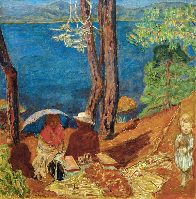 Bord du mer, sous les pins von Pierre Bonnard