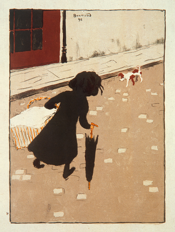 Das kleine Wäschemädchen von Pierre Bonnard