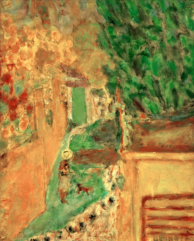 Escalier au Cannet (Treppe in Le Cannet) von Pierre Bonnard