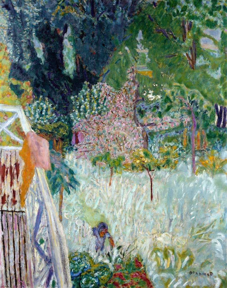 Le Balcon à Vernonnet / La pommier fleuri von Pierre Bonnard