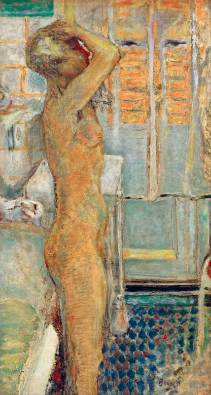 Nu gris de profil von Pierre Bonnard