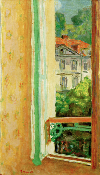 Offenes Fenster in Uriage von Pierre Bonnard
